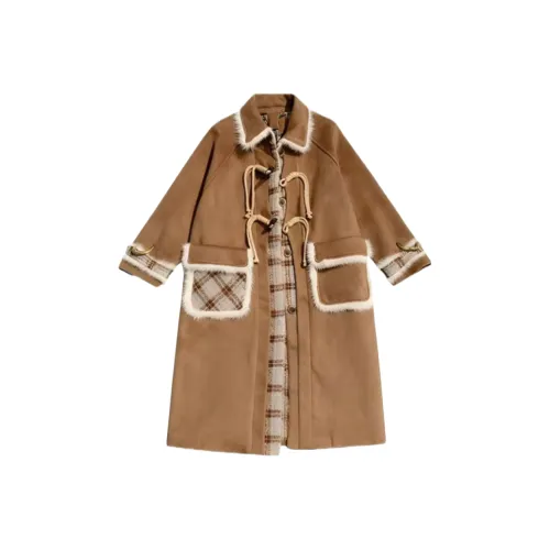 ZEKIKO STUDIO Коричневый Женский Пальто