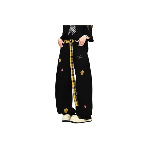 7 SEVFUN Черные Женские Джинсы