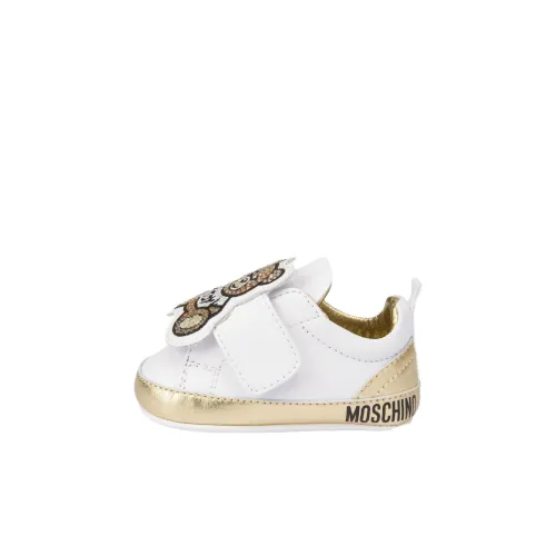 MOSCHINO Тедди Низкий Топ Предходя Малыш Обувь Белый Младенец И Малыш