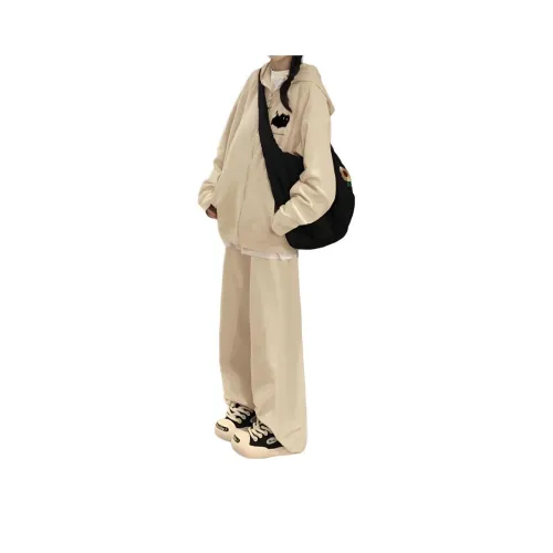 Dippanis Абрикос Нет Флис Подкладка Женские Повседневные Костюмы