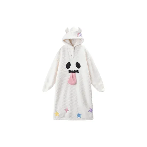 O'MESIK Белый Женские Банные халаты