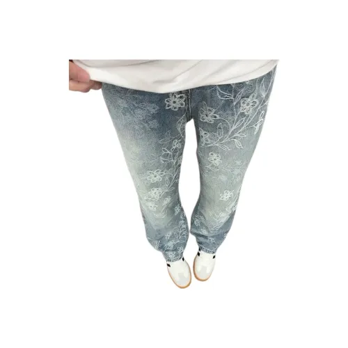 DAFK Светлый Винтажный Синий Мужские Джинсы