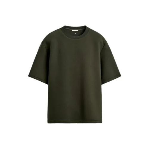 ZARA Темно-зеленый Мужской Свитшот