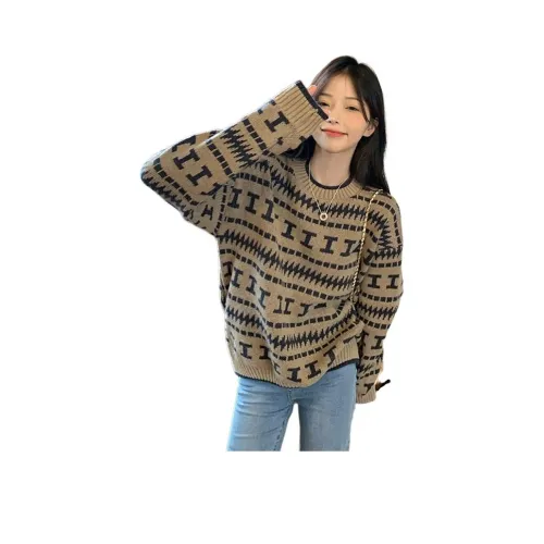 XIANSINIAO Хаки Женская Трикотажная