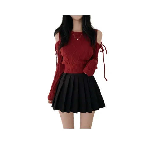 XIANSINIAO Красный Женский Трикотаж