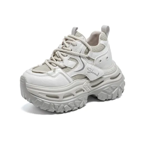 Shangjinni Низкий топ массивные кроссовки женские