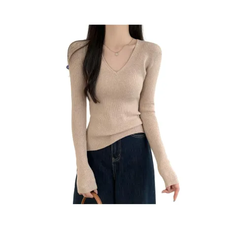 CASTLE WOODS Цветочный CAMEL Женские Трикотаж