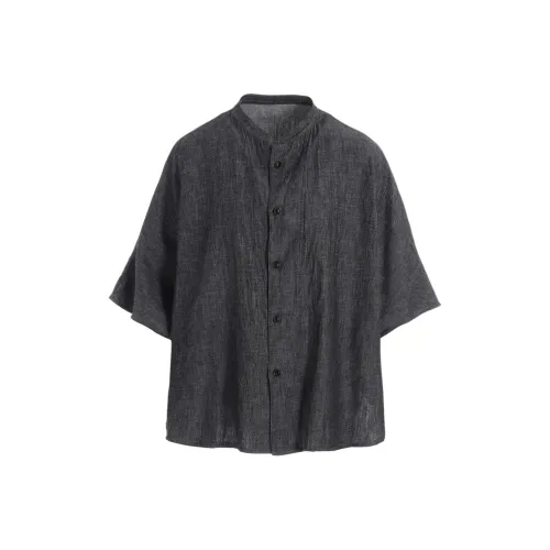 Yohji Yamamoto Y'S FW25 6OZ Воротник-стойка БЛОУЗА Рубашка Женская