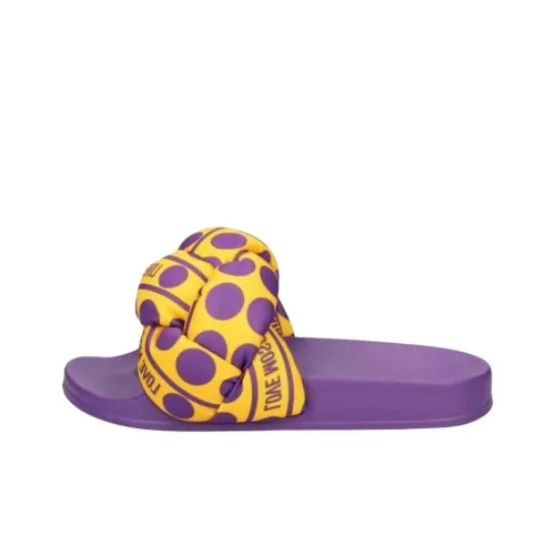LOVE MOSCHINO Слипоны Женские Фиолетовые
