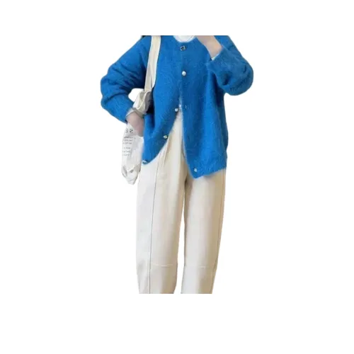 XIANSINIAO Маленький Синий Женский Трикотаж