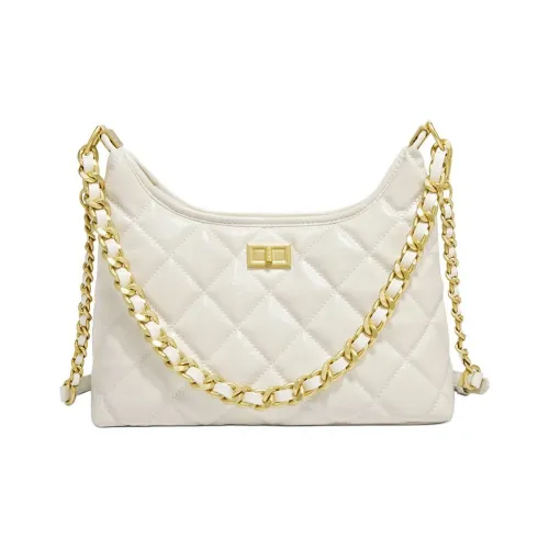 Safiya Сумка через плечо из синтетической кожи женская кремово-белая
