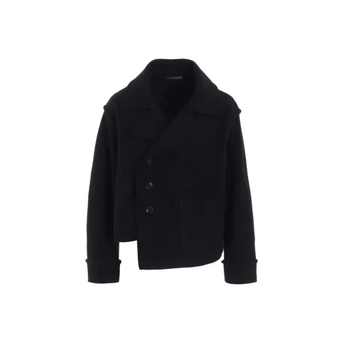 Yohji Yamamoto Y'S FW25 W NY BOILED Шерсть Флис H Короткий J Куртки Пальто Женские