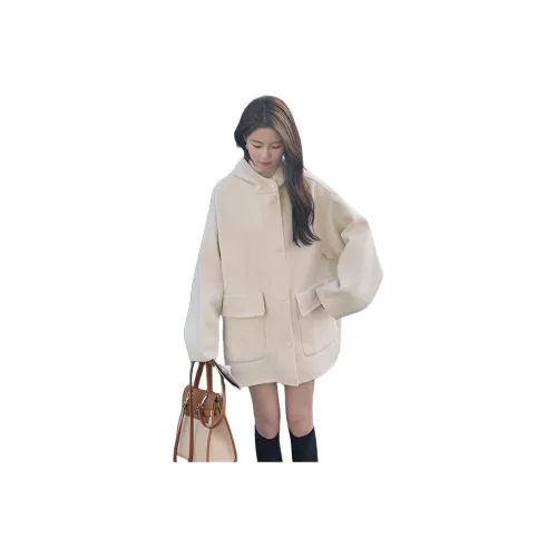 MEXICAN Экрю Женское Пальто