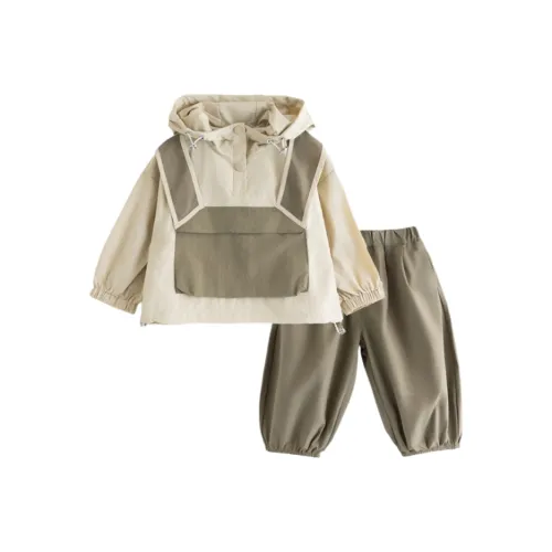 GOYN Зеленый Двухкомпонентный Комплект Предшкольная Повседневная Спортивная Одежда