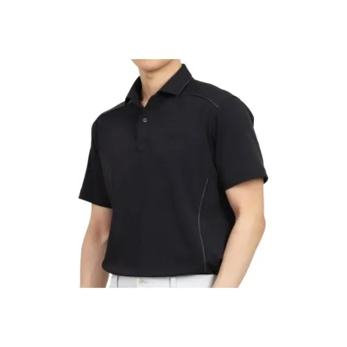 TITLEIST Мужская поло рубашка черного цвета