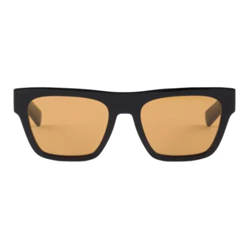 PRADA Ацетат Квадратные Солнцезащитные Очки Унисекс Черные