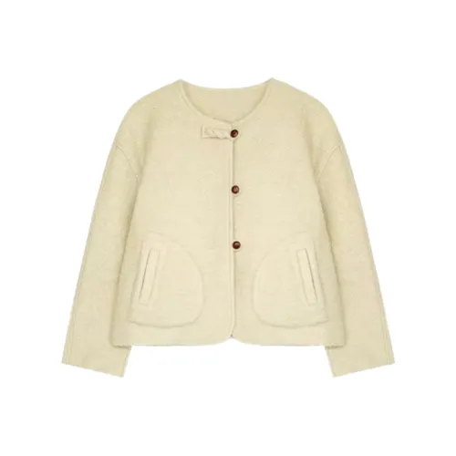 Wang Leshi Вельвет Feel Пальто Женское