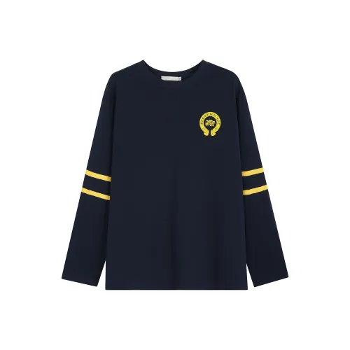 TREND ST Темно-синий Синий Унисекс T-рубашки