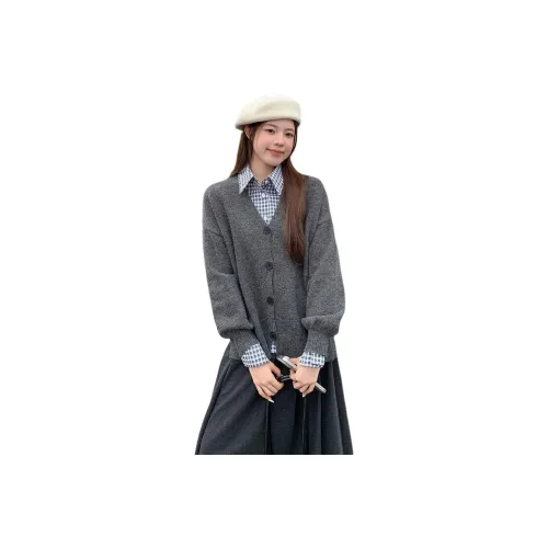 HIPHOPPUNKS Темно-серый Женский Трикотаж