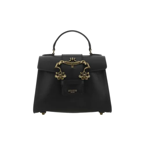 MOSCHINO Сумка через плечо из телячьей кожи сумка для женщин черная