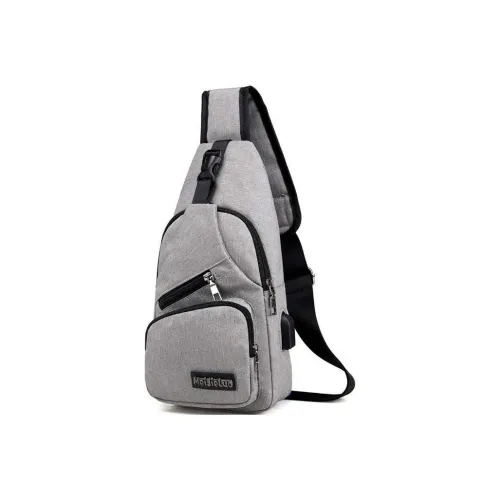 Meter Легкий Сумка через плечо Средний Светло-серый Черный Синий