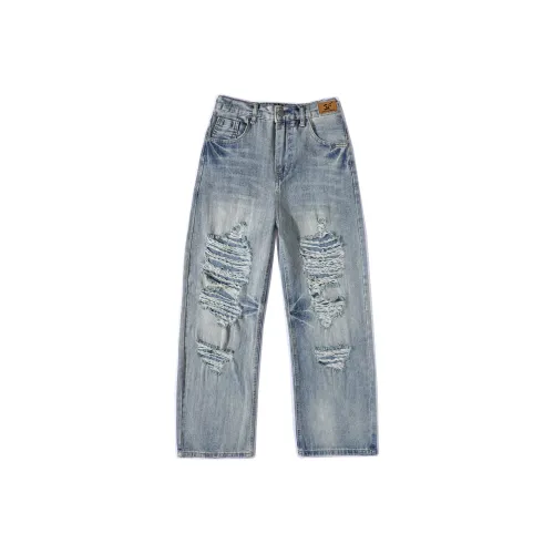 SAME FLOW Синий [Базовый] Унисекс Джинсы