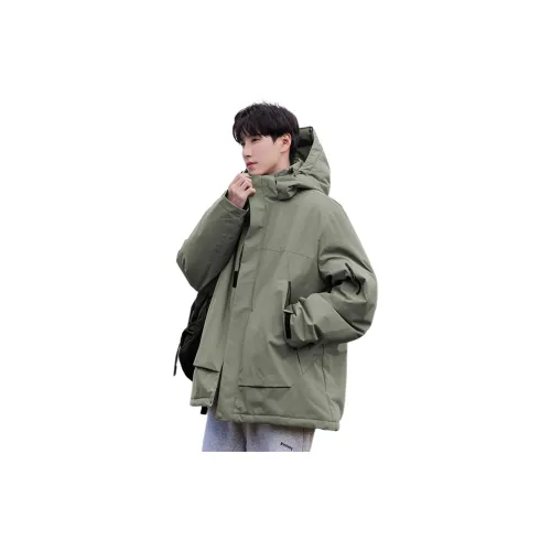 DINGFENGBAOLUO Хлопковый пуховик унисекс