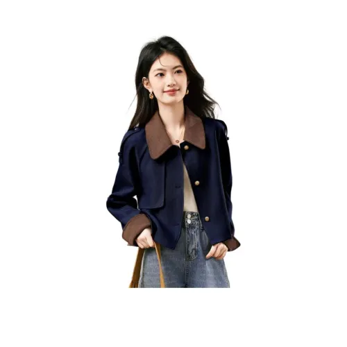 XINFEIYU Темно-синие женские куртки