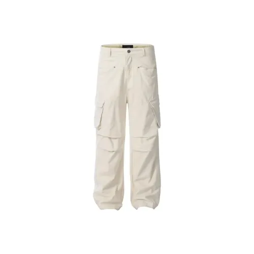 TONYBEAR Ecru Unisex Casual Pants TONYBEAR Экрю Унисекс Повседневные Штаны