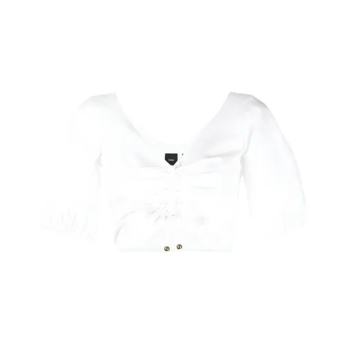 PINKO Белый Женские Короткие Топы