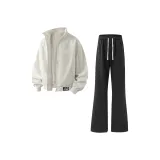 Комплект одежды (Топ экрю + Черный низ)