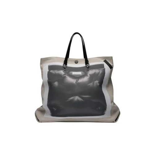 Maison Margiela Linen Tote Bag Shopping Bag Large Men's Beige Black Maison Margiela Льняная сумка-тоут сумка для покупок большая мужская бежевый черный