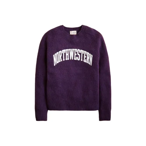 J.Crew Темно-фиолетовые унисекс свитеры