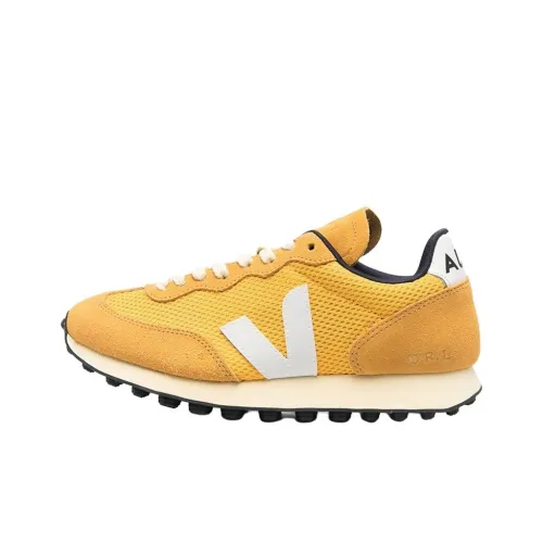 VEJA Rio Branco Низкий Топ Повседневная Обувь Женская Желтая