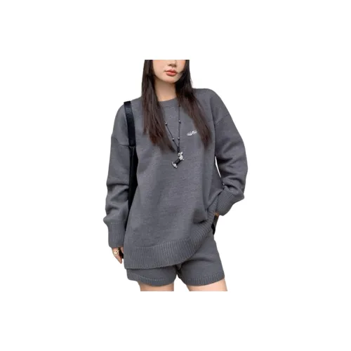 BEAR UNION Серый С подарками Съемная застежка Женские Повседневные костюмы