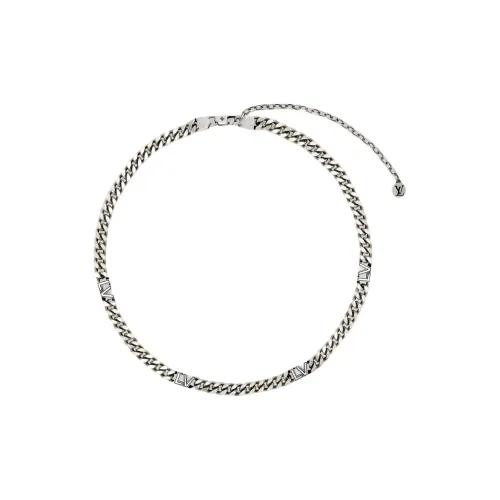 LOUIS VUITTON Club Серебряные Ожерелья Мужские Серебряные