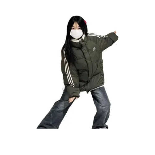 YICHEN Армейский зеленый Женские пуховики