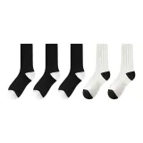 3 шт черный + 2 шт белый