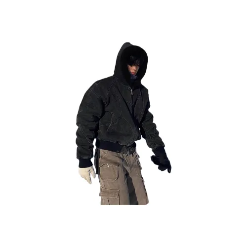 XUBAIHUO Черный Унисекс Пуховики