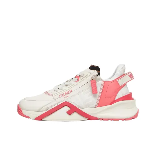 FENDI FLow Low Топ Повседневная обувь Женская Розовый Белый