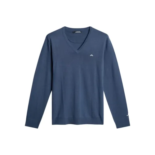 J.Lindeberg Винтаж Индиго Мужские Свитера