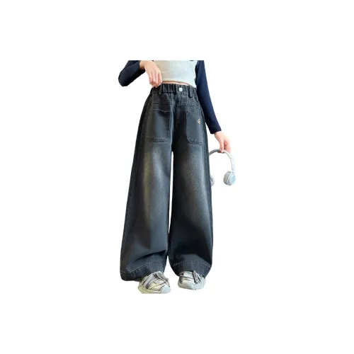 Teddy's Collection Черные Весенние Осенние Брюки Школьные Джинсы