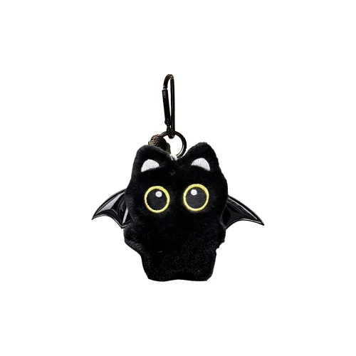 YUELIANTAO Ghost Wings Little Черный Кот Брелок Плюшевая Подвеска 10 см Рекомендуемая Высота