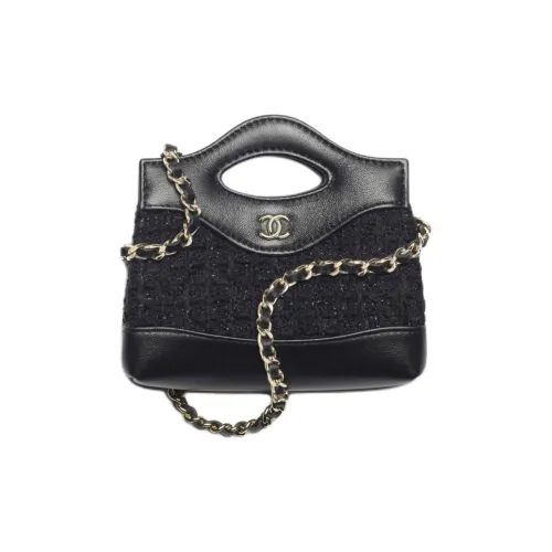 CHANEL Lambskin Bag Women's Black