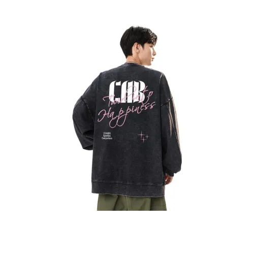 CCAABB Черный Мужской Свитшот
