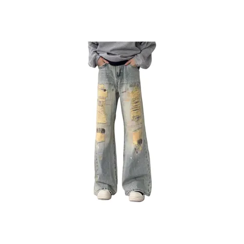 PANDA ADEVIL Синий Унисекс Джинсы