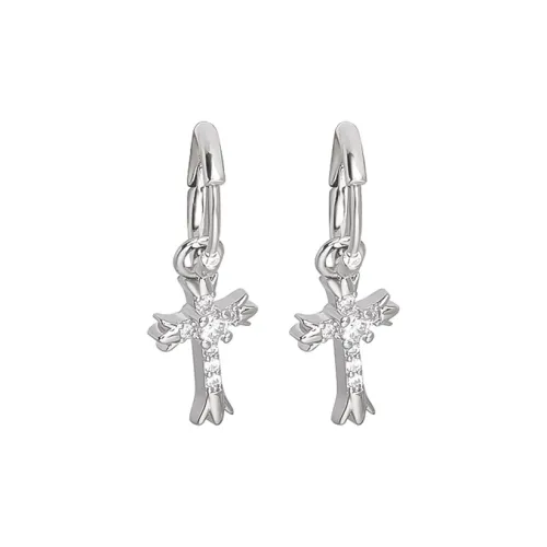 JianKai Серьги с серебряным покрытием унисекс