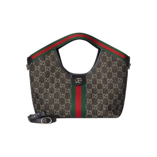 GUCCI Denim Сумка Маленькая Женская Черно-Белая