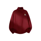 [Легко чистить] Бордовый (Крутой Собака Логотип на груди с Логотипом автомобиля)