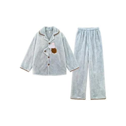 O'MESIK Синий Женские Пижамные Комплекты